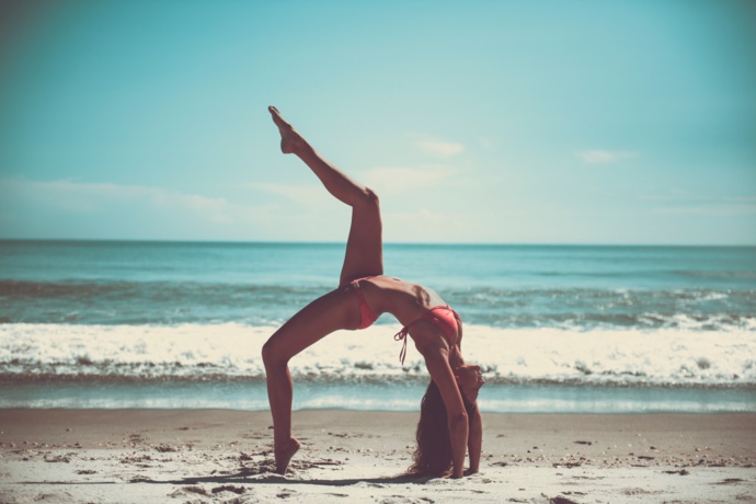 Yoga à la plage