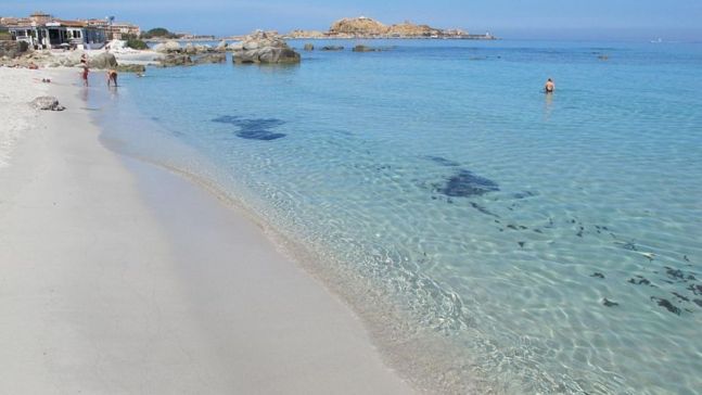 La plage d'Ile Rousse