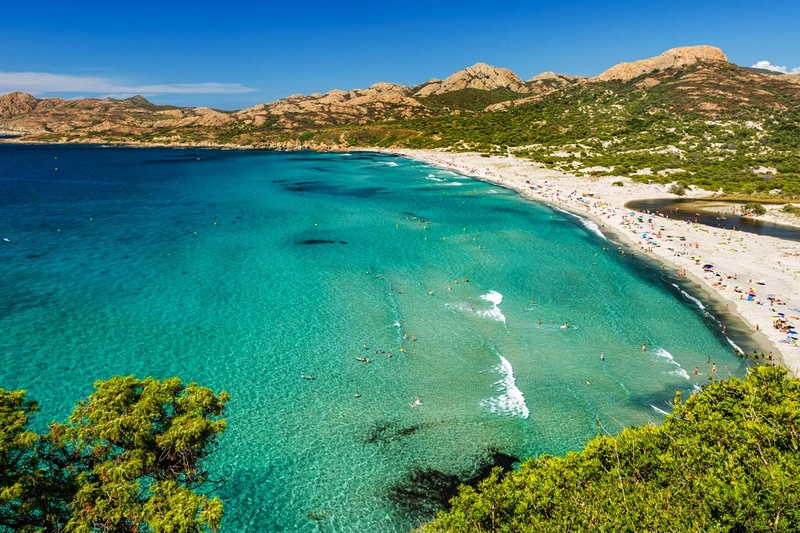 La plage de l'Ostriconi La plage de l'Ostriconi