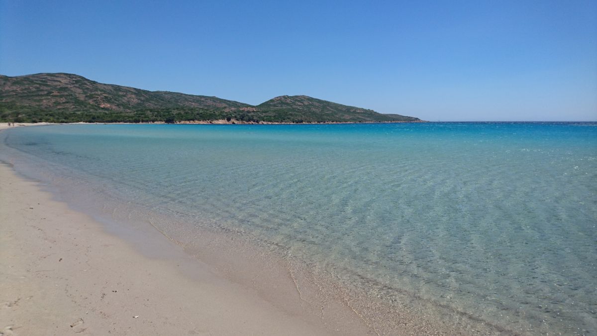 L'eau cristaline de la plage de Balistra