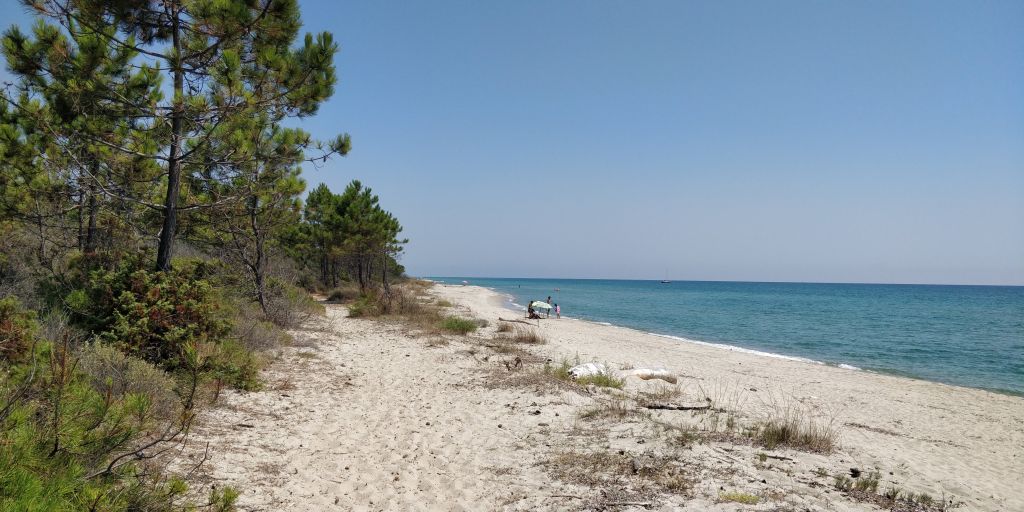 Plage de la plaine orientale en plein mois d'aout