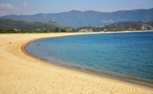 La plage du Liamone